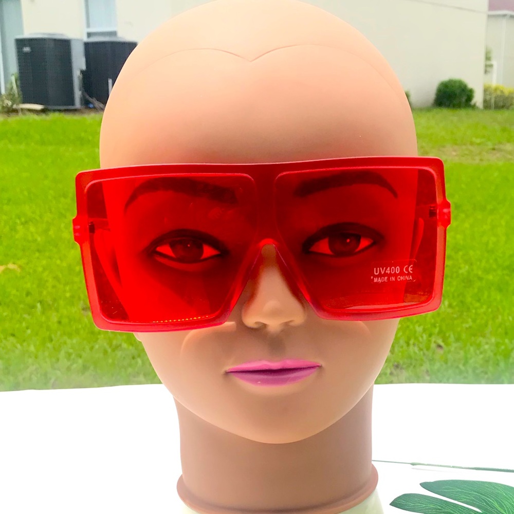 NWT- Red Overside Sunglasses